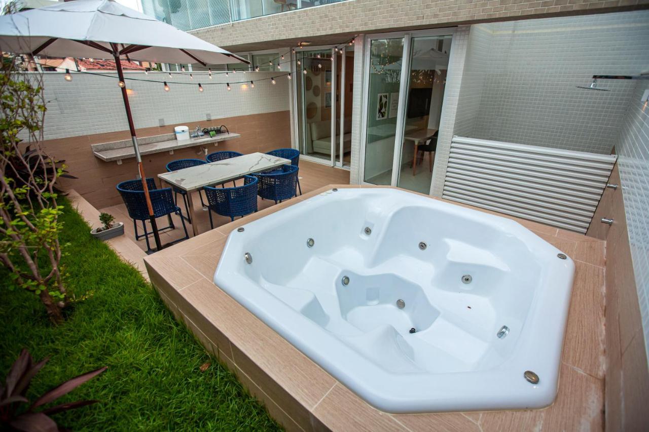 Apartamento Com Jacuzzi Na Beira Mar De Joao Pessoa No Branco Haus Exterior photo