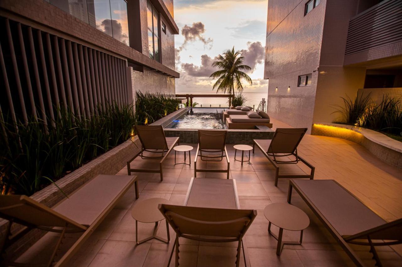 Apartamento Com Jacuzzi Na Beira Mar De Joao Pessoa No Branco Haus Exterior photo